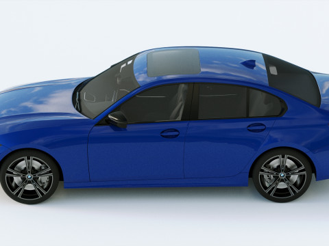 3-series Sedan 2019 3D 모델