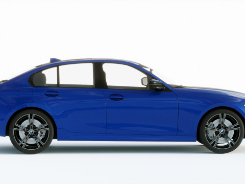 3-series Sedan 2019 3D 모델