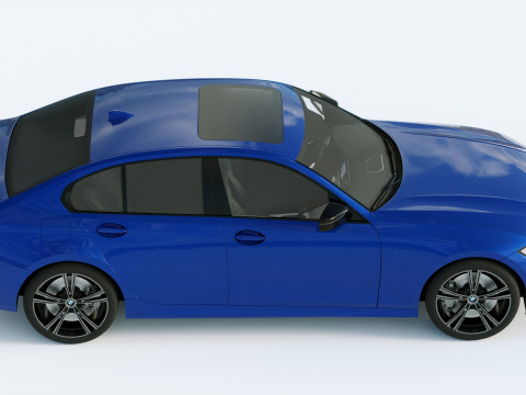 3-series Sedan 2019 3D 모델