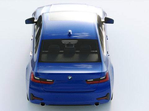 3-series Sedan 2019 3D 모델