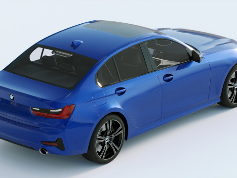 3-series Sedan 2019 3D 모델
