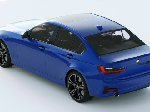 3-series Sedan 2019 3D 모델