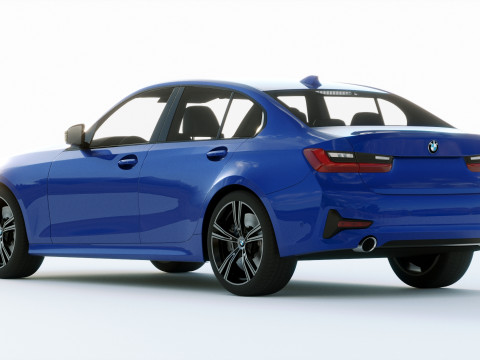 3-series Sedan 2019 3D 모델