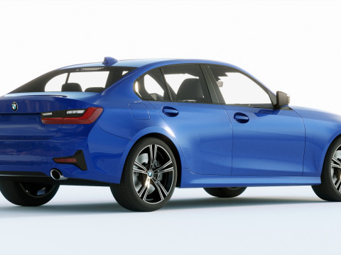 3-series Sedan 2019 3D 모델
