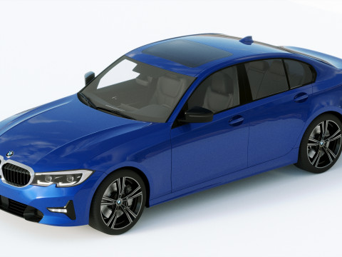 3-series Sedan 2019 3D 모델