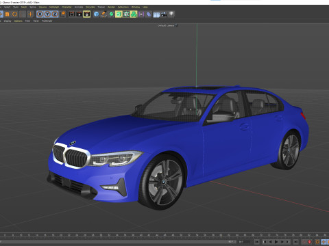 3-series Sedan 2019 3D 모델