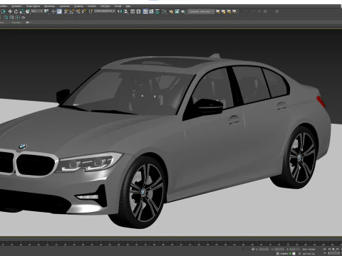 3-series Sedan 2019 3D Model
