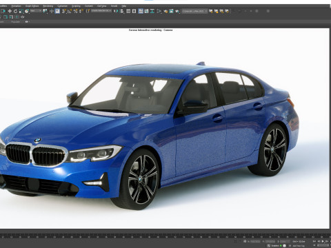 3-series Sedan 2019 3D 모델