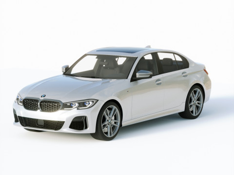 3-series M340 Sedan 2019 3D 모델
