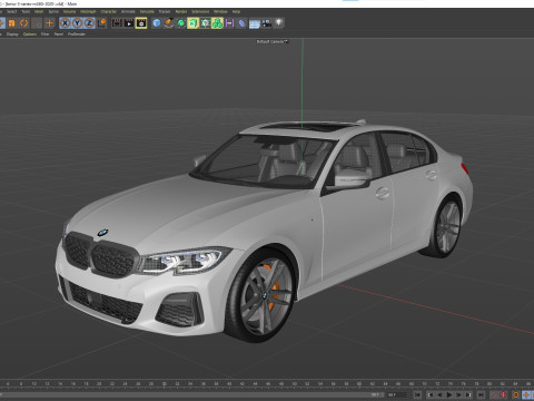 3-series M340 Sedan 2019 3D 모델