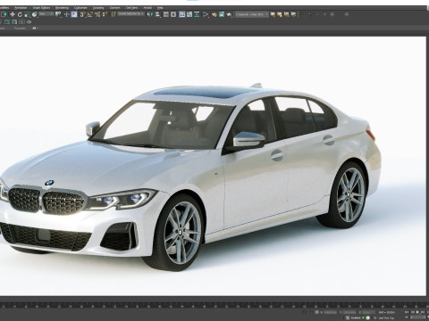 3-series M340 Sedan 2019 3D 모델