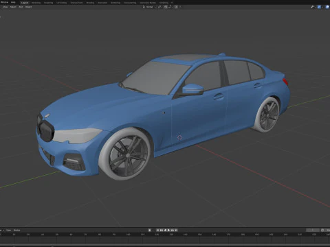 3-series M340 Sedan 2020 3D Model