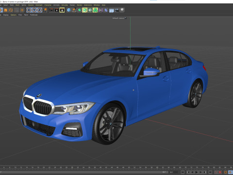 3-series M340 Sedan 2020 3D 모델