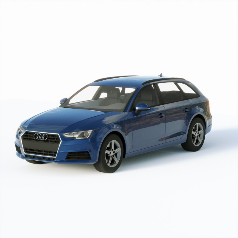 Audi A4 Avant 2020 Model 3D .c4d .max .obj .3ds .fbx .stl .blend 