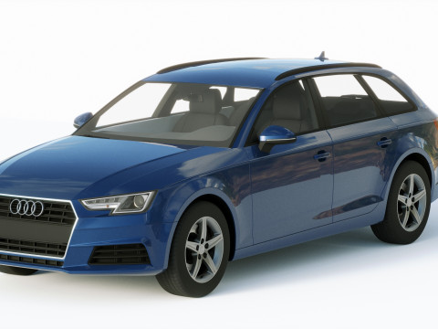 Audi A4 Avant 2020 Model 3D