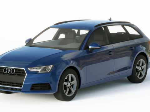 Audi A4 Avant 2020 3D Model