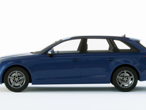 Audi A4 Avant 2020 3D Model
