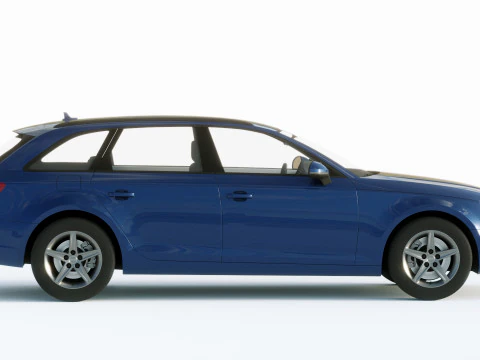 Audi A4 Avant 2020 3D Model