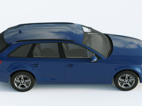Audi A4 Avant 2020 Model 3D