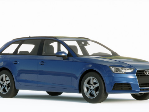 Audi A4 Avant 2020 Model 3D