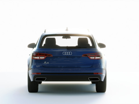 Audi A4 Avant 2020 Model 3D