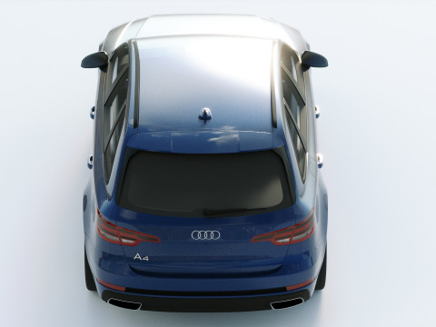 Audi A4 Avant 2020 Model 3D