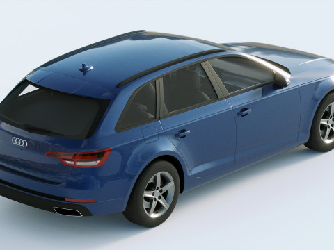 Audi A4 Avant 2020 Model 3D