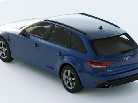 Audi A4 Avant 2020 Model 3D