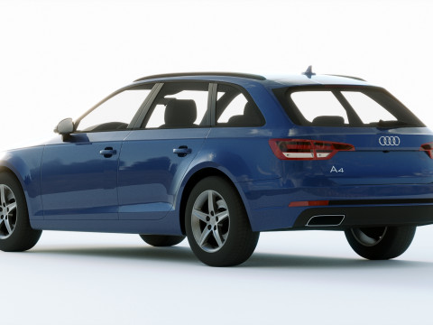 Audi A4 Avant 2020 Model 3D