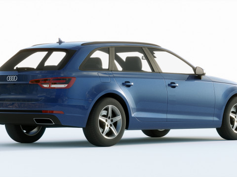 Audi A4 Avant 2020 Model 3D