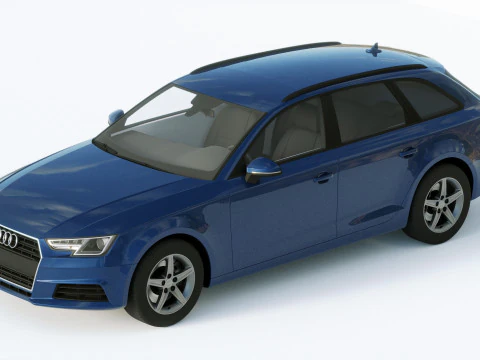 Audi A4 Avant 2020 3D Model