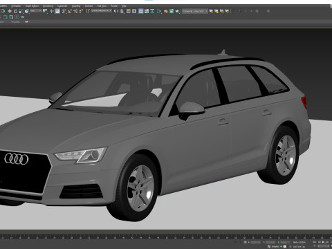 Audi A4 Avant 2020 Model 3D