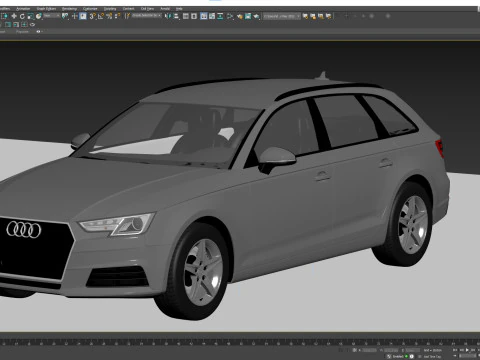 Audi A4 Avant 2020 3D Model