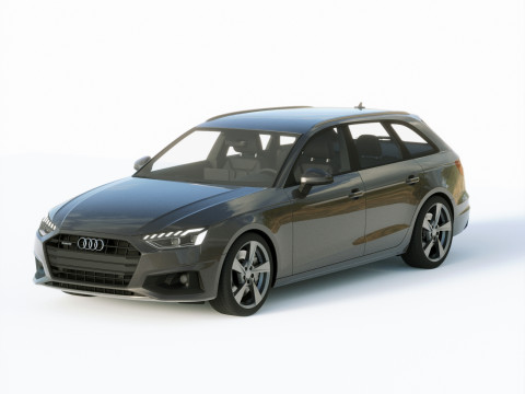 Audi A4 Avant 2019 Modello 3D