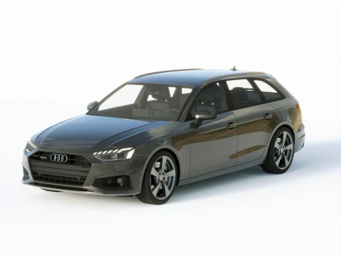 Audi A4 Avant 2019 3D Model