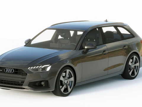 Audi A4 Avant 2019 3D Model