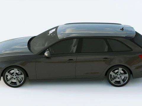 Audi A4 Avant 2019 3D Model