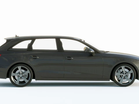 Audi A4 Avant 2019 3D Model
