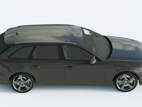 Audi A4 Avant 2019 3D Model