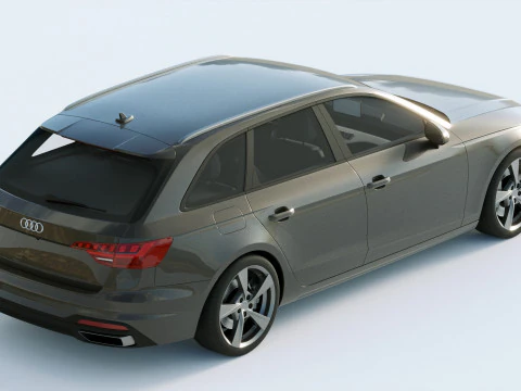Audi A4 Avant 2019 3D Model