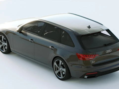 Audi A4 Avant 2019 3D Model
