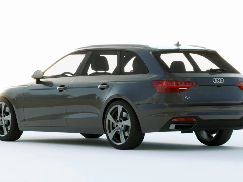 Audi A4 Avant 2019 3D Model