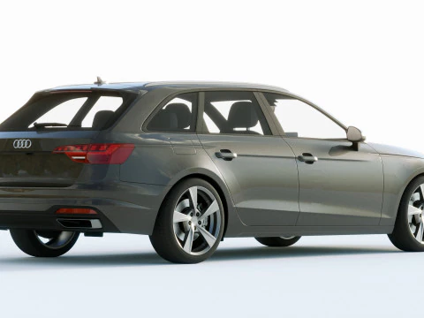 Audi A4 Avant 2019 3D Model