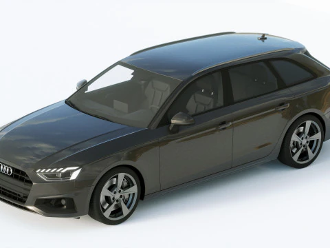 Audi A4 Avant 2019 3D Model