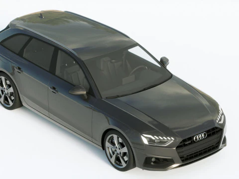 Audi A4 Avant 2019 3D Model