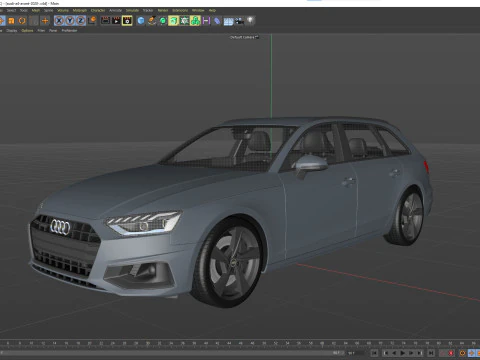 Audi A4 Avant 2019 3D Model