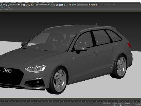 Audi A4 Avant 2019 Modelo 3D