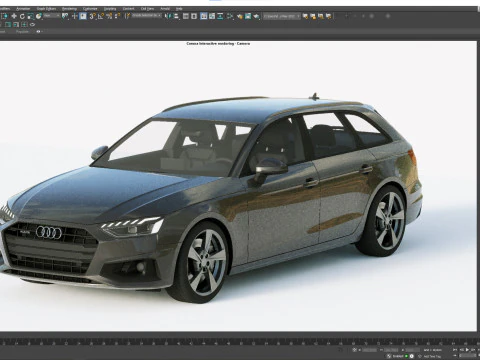 Audi A4 Avant 2019 3D Model
