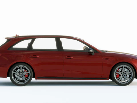 Audi A4 Avant S-line 2019 3D Model
