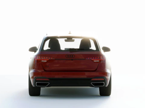 Audi A4 Avant S-line 2019 3D Model